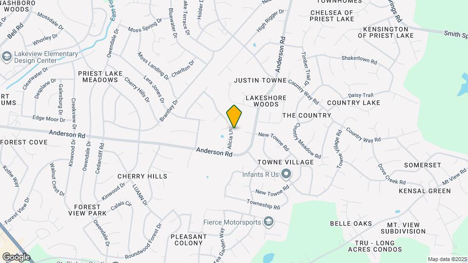 4109 Alicia Ln Map and Location Details