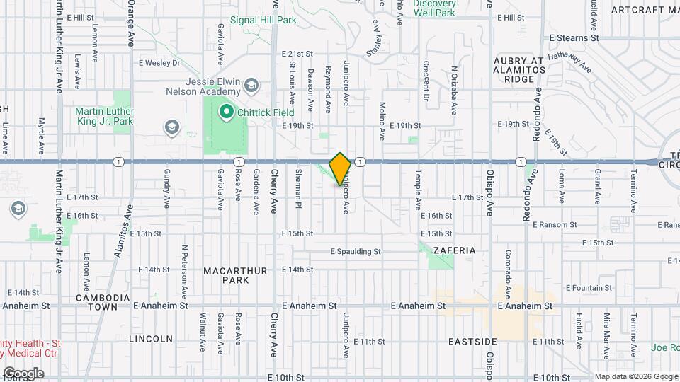 2343 E 17th St, Unit 101 Mapa y Detalles de la Ubicación