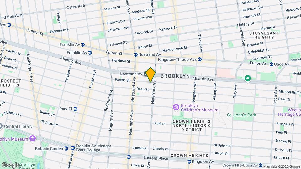 1308 Pacific St Map and Location Details