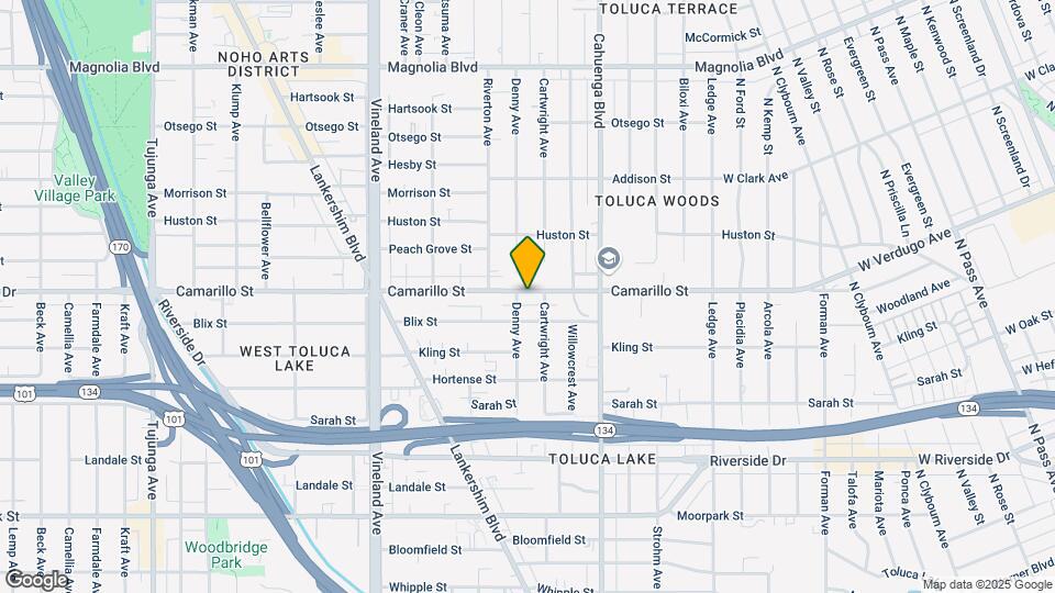 10716 Camarillo St Map and Location Details