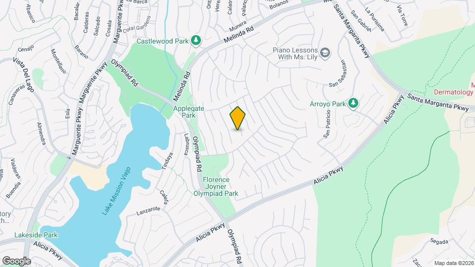 22501 Birchcrest Map and Location Details