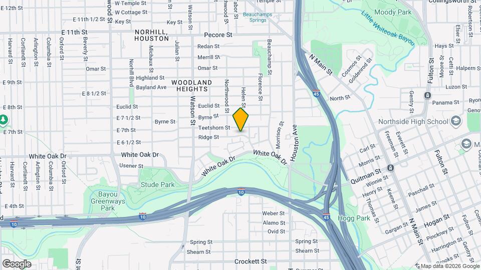 512 Ridge St Map and Location Details