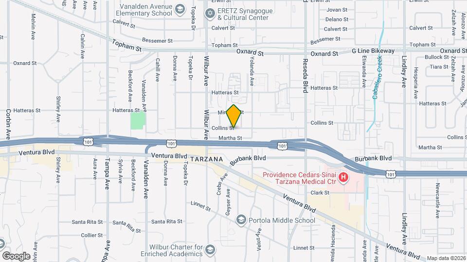 18748 Collins St Map and Location Details