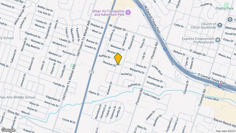 2318 Andover Dr Map and Location Details