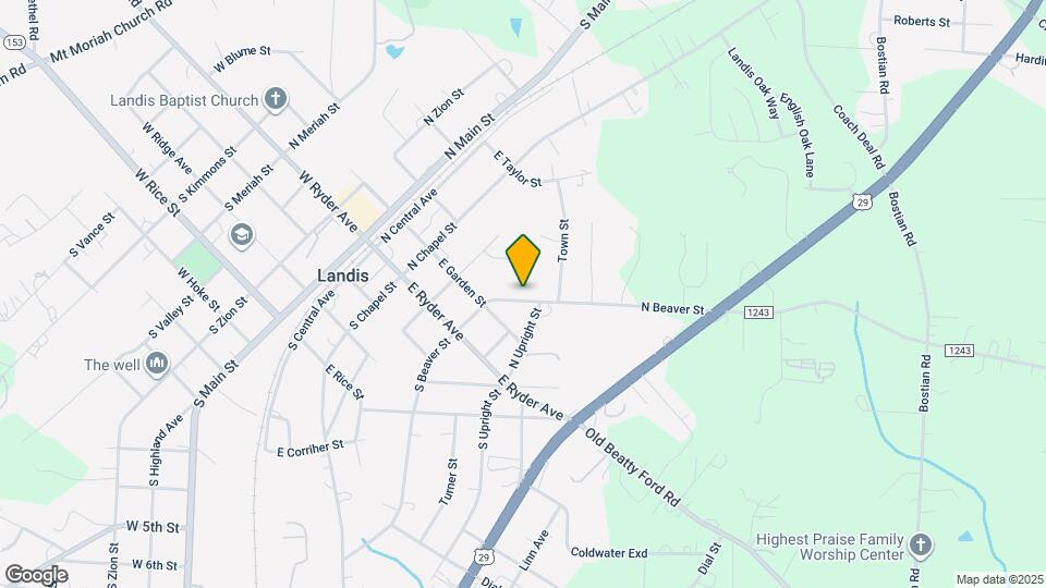 217 N Beaver St Map and Location Details