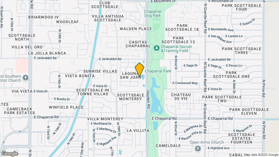 5321 N 79th Way Map and Location Details