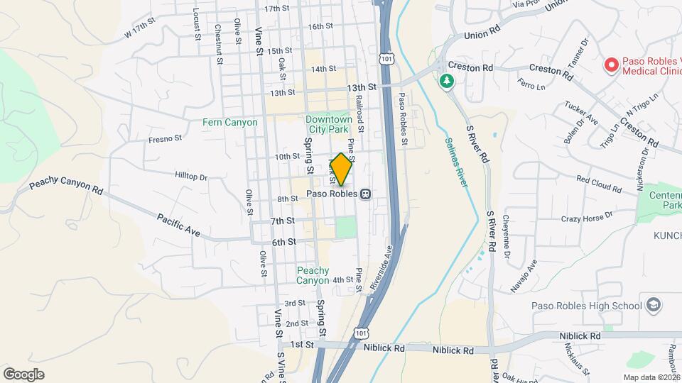 814 Park St Map and Location Details