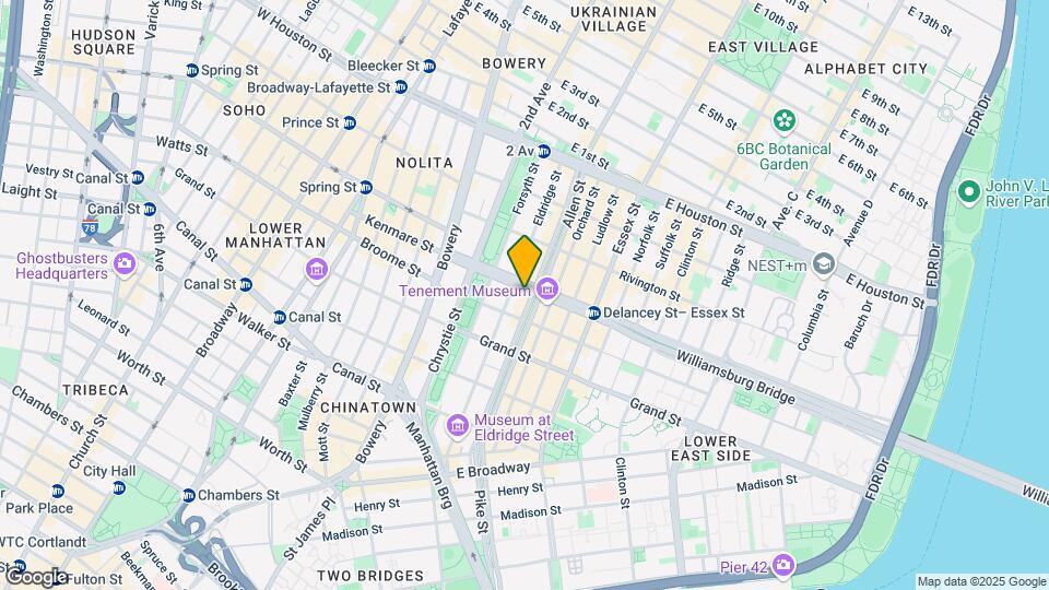 61-63 Delancey St Map and Location Details