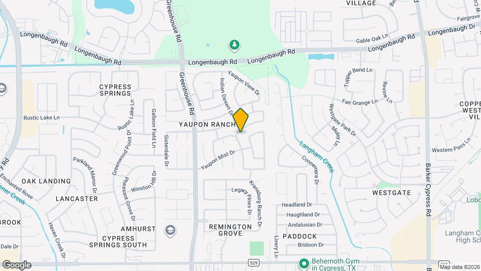 19131 Prairie Bluff Dr Map and Location Details