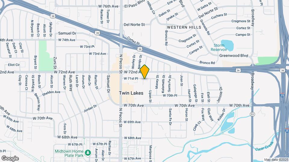 7128-7142 Mariposa St Map and Location Details