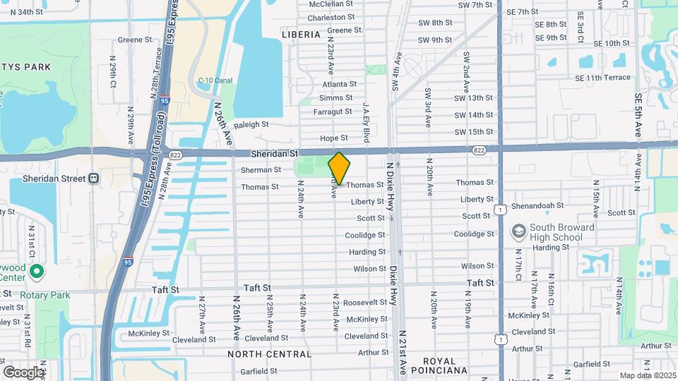 2242 Thomas St Map and Location Details