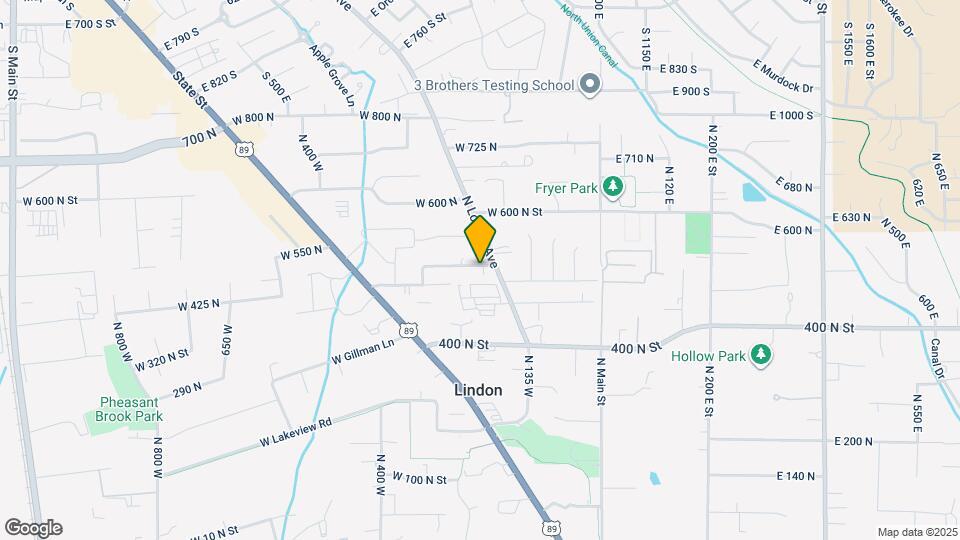 245 W 500 N Map and Location Details