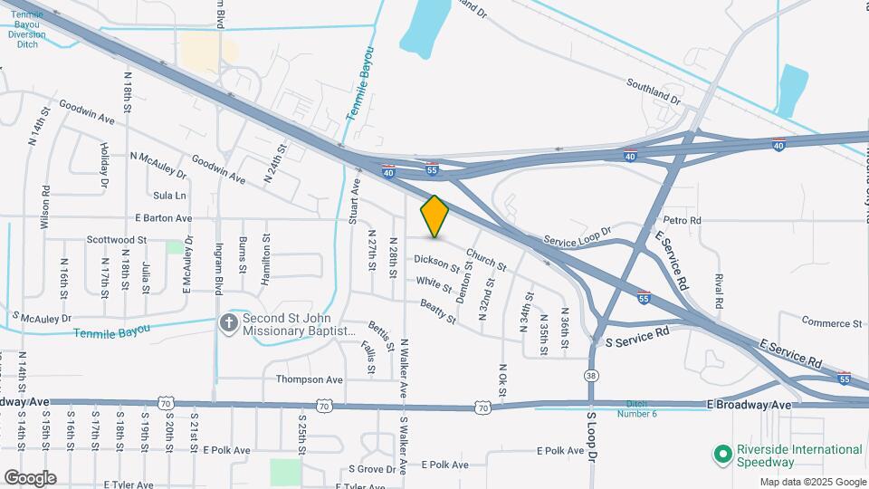 2911 Church St Mapa y Detalles de la Ubicación