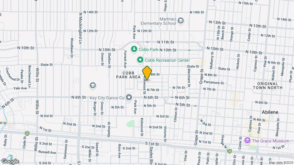 2121 Parramore St Map and Location Details