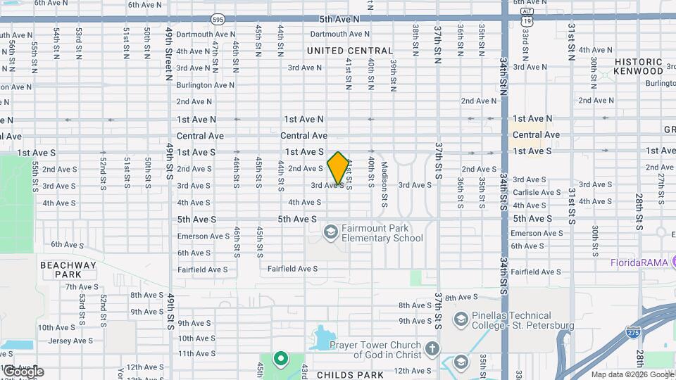 4134 3rd Ave S Map and Location Details