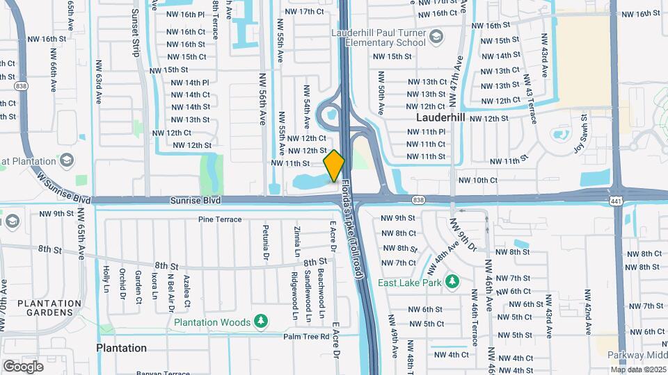 5275 NW 10th Ct Map and Location Details