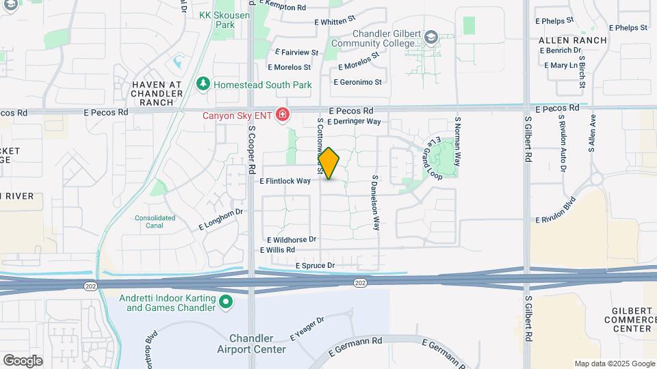 2277 E Flintlock Pl Map and Location Details