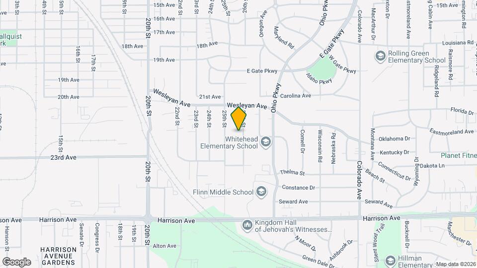 2311 26th St Map and Location Details