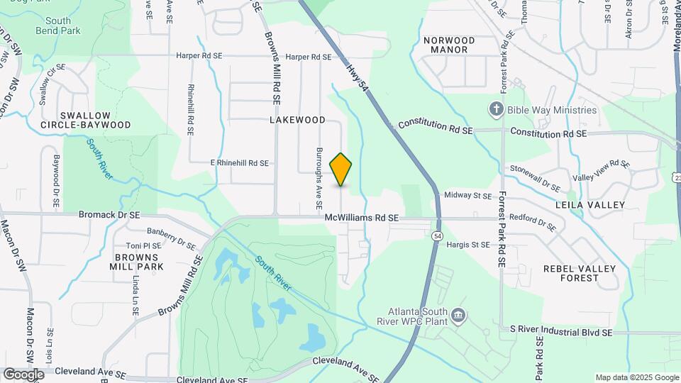 2332 Carey Dr SE Map and Location Details