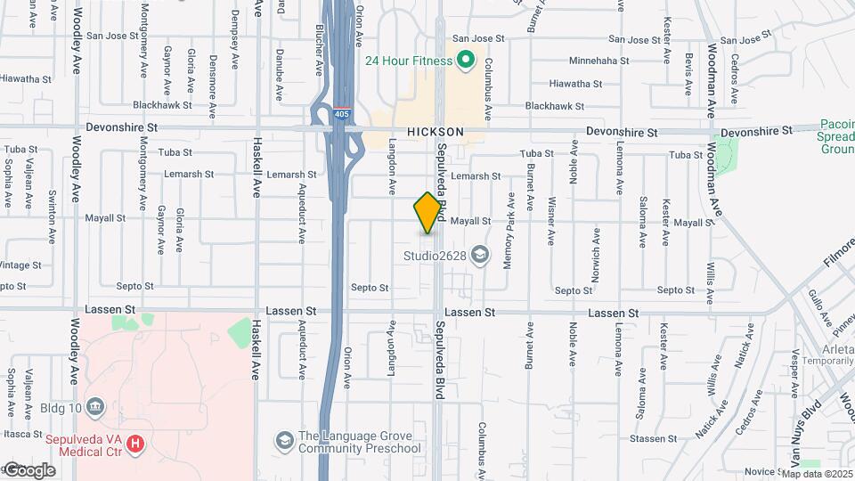 10009 Sepulveda Blvd Map and Location Details