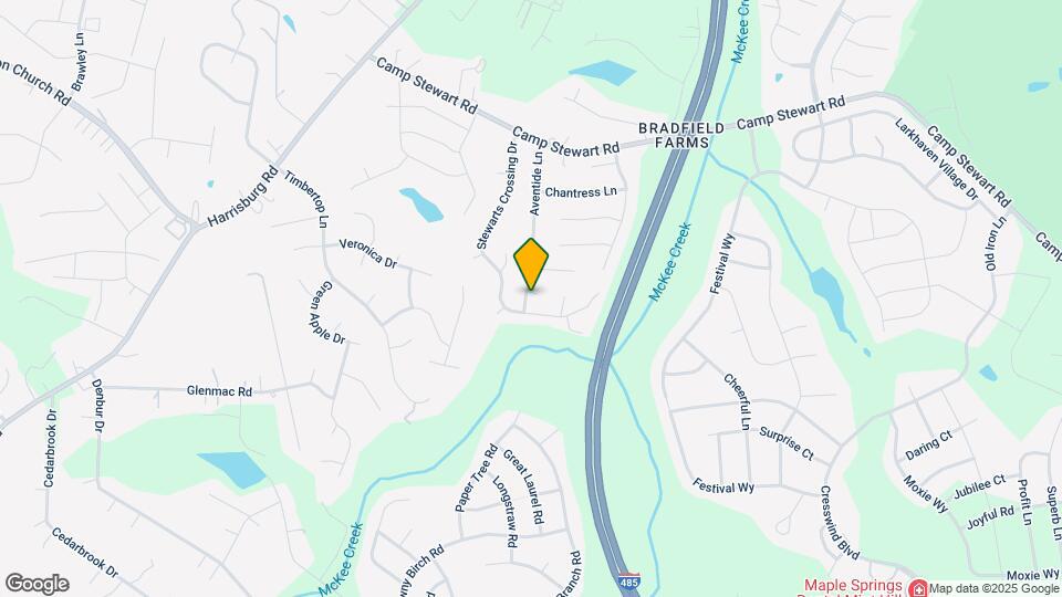 9612 Aventide Ln Mapa y Detalles de la Ubicación