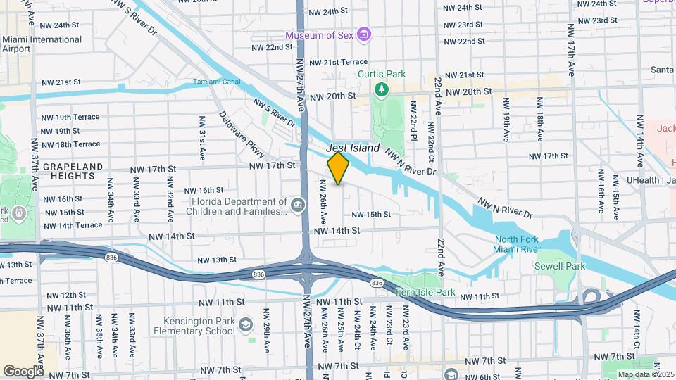 1650 NW 25th Ave Map and Location Details