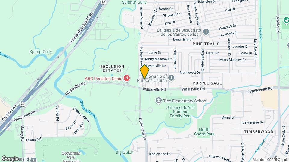 5618 Hollow Pines Dr Map and Location Details