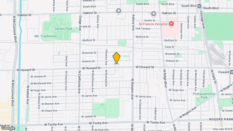 101 Ashland Ave Map and Location Details