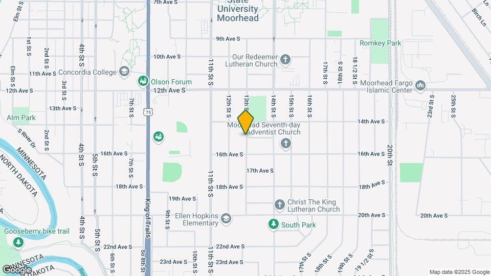 1503 13th St S Map and Location Details