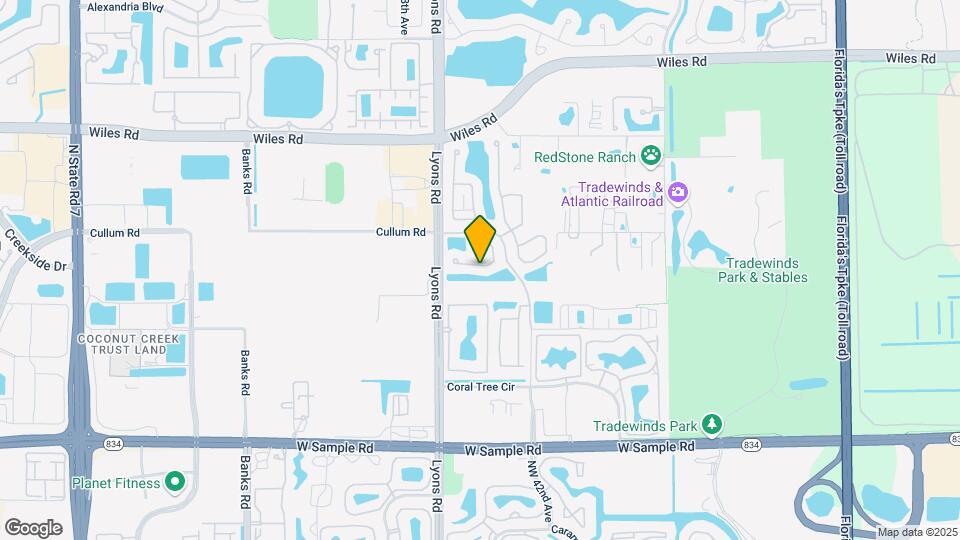 4390 NW 41st Pl Map and Location Details