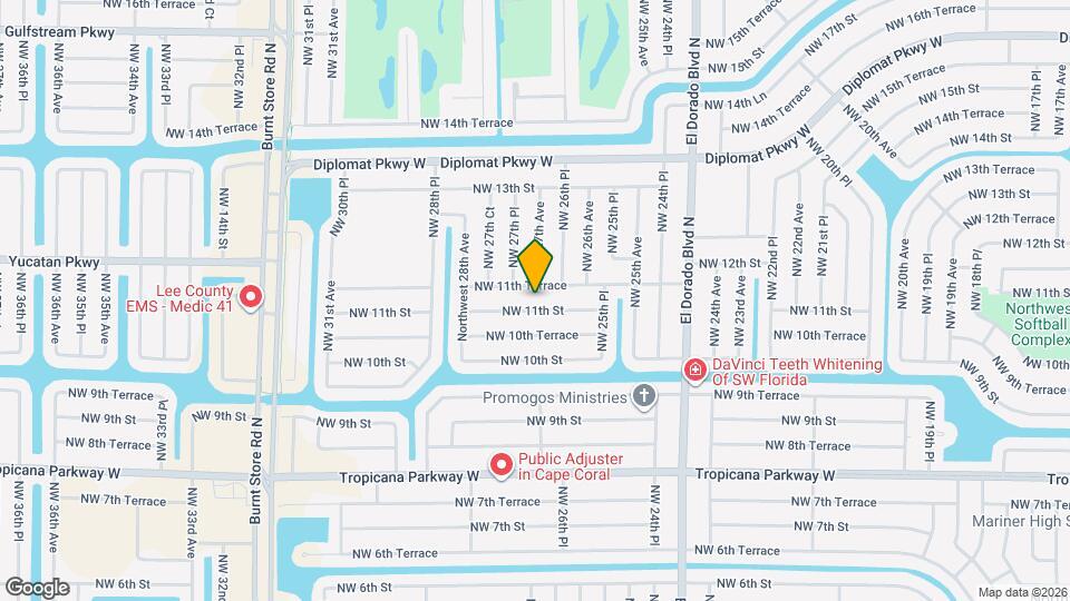 2701 NW 11th St Map and Location Details