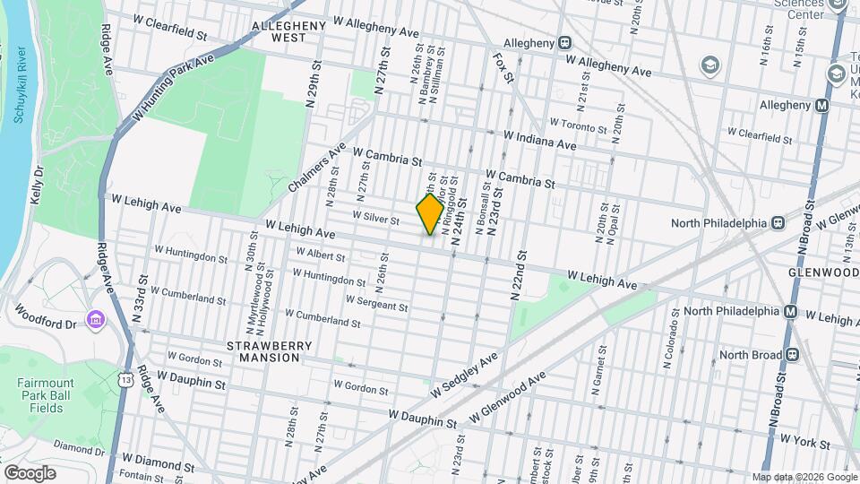 2710 N Taylor St Map and Location Details