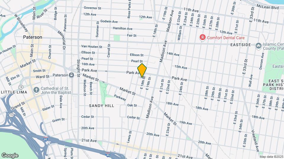 748 E 18th St Mapa y Detalles de la Ubicación