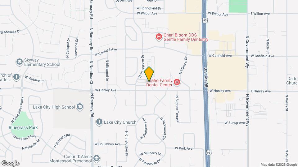 968 W Willow Lake Loop Map and Location Details
