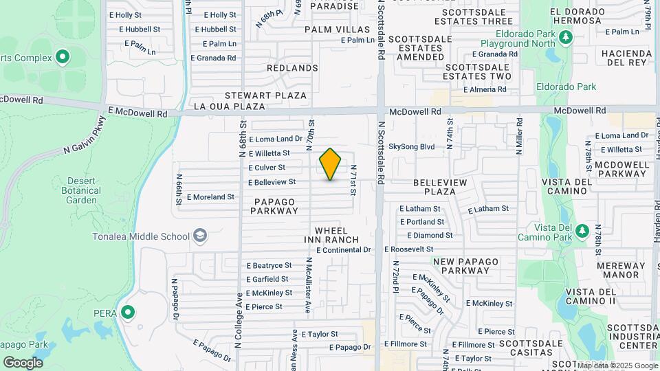 7025 E Belleview St Map and Location Details