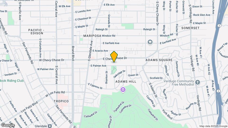 613 E Palmer Ave Mapa y Detalles de la Ubicación