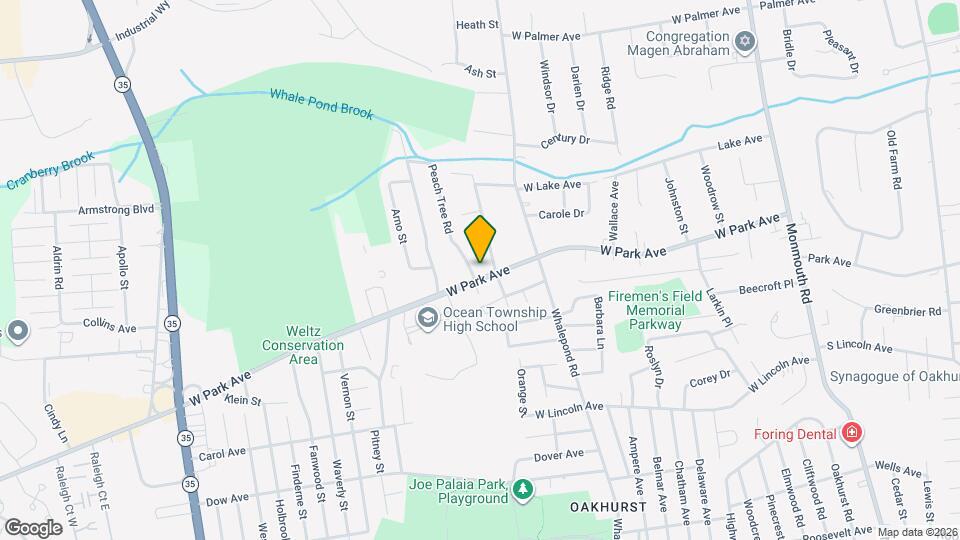 1 Peach Tree Rd Map and Location Details