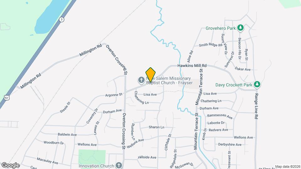 2211 Hawkins Mill Rd Map and Location Details
