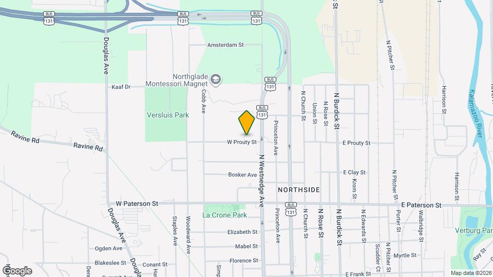 530 W Prouty St Map and Location Details