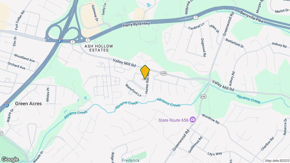 214 Hunter Run Rd Map and Location Details
