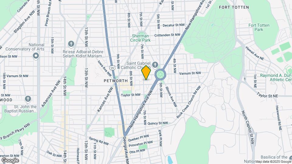 4207 7th St NW, Unit LOWER LEVEL Map and Location Details
