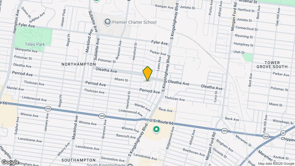 4946 Miami St Map and Location Details