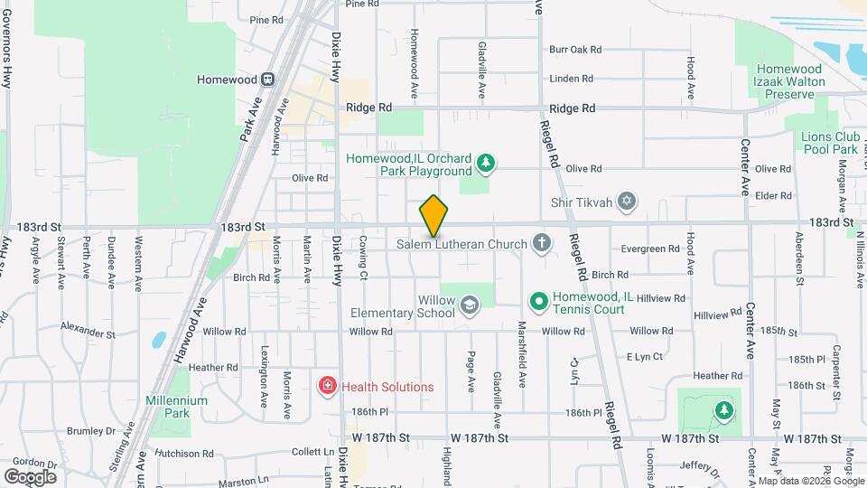 1802 Evergreen Rd Map and Location Details