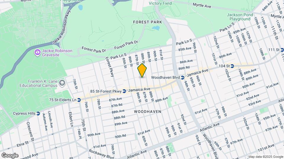 85-63 87th St Mapa y Detalles de la Ubicación