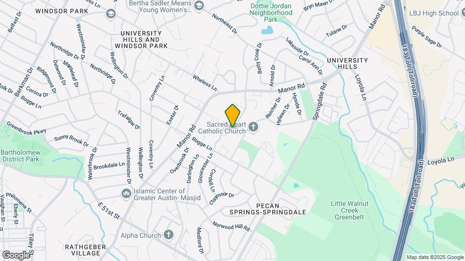 3005 Edgedale Dr Mapa y Detalles de la Ubicación
