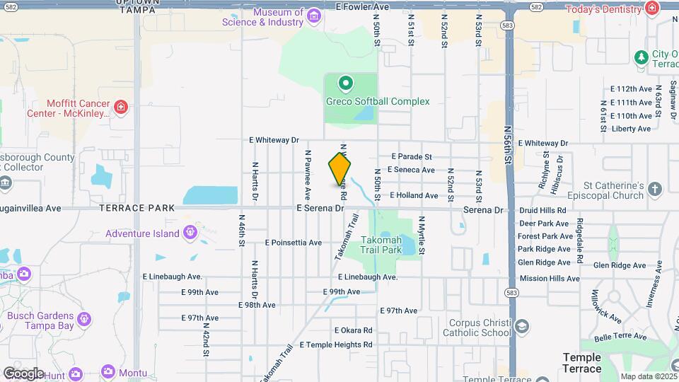 10408 N Woodmere Rd Map and Location Details