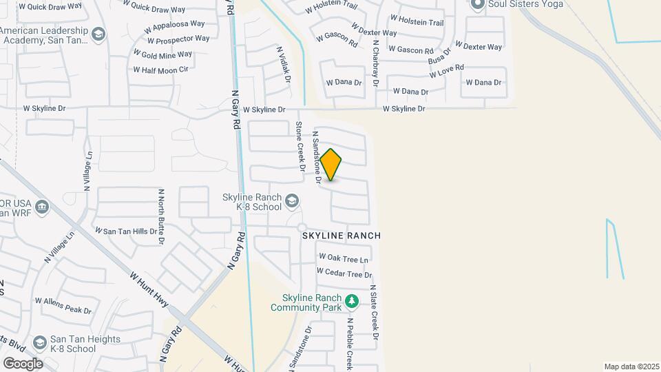 868 W Vineyard Plains Dr Map and Location Details
