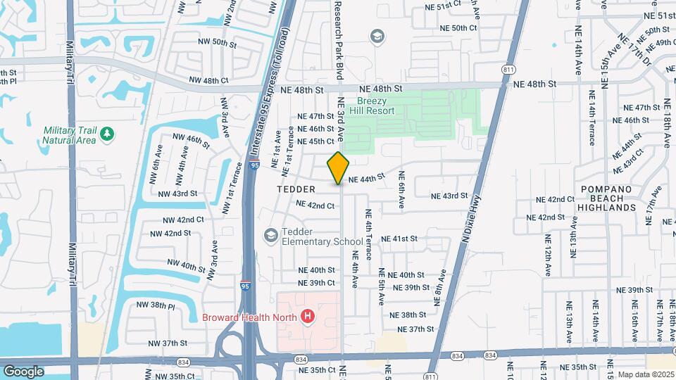 285 NE 43rd St Map and Location Details