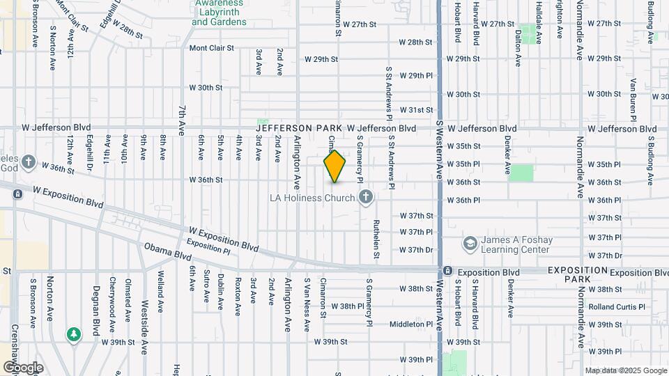 3606 Cimarron St Map and Location Details