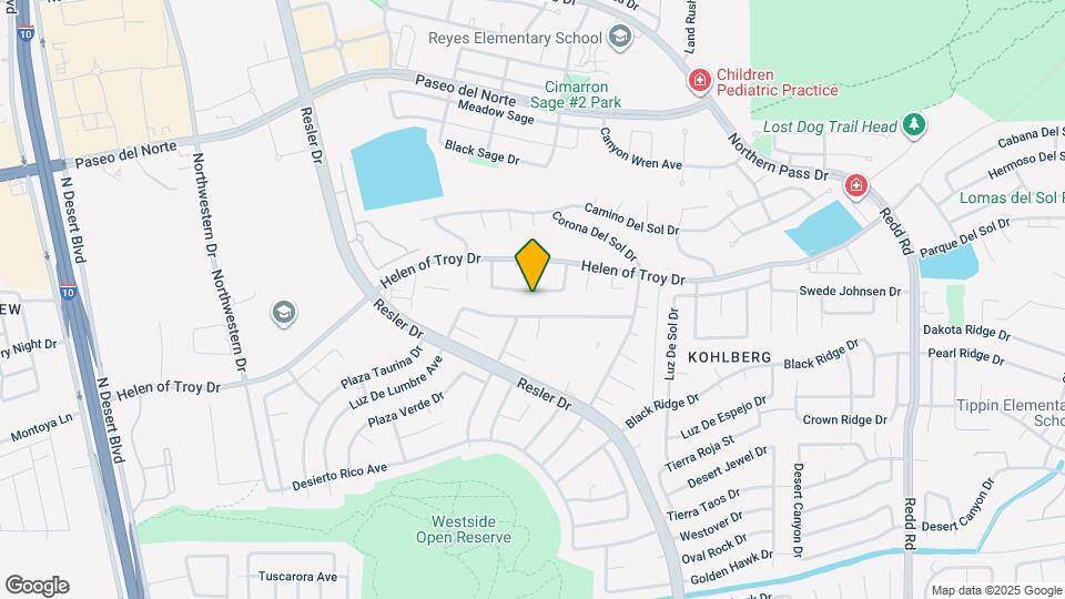 7344 Prickley Pear Dr Map and Location Details